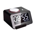 thumbnail image 1 of HomTime C1 - Alarm clock - electronic - desktop - black, 1 of 4