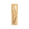 thumbnail image 1 of Homacer 5-in-1 22in x 80in Pine Wood Frame Barn Door without Installation Hardware Kit, 1 of 7