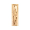 thumbnail image 1 of Homacer 5-in-1 30in x 96in Pine Wood Frame Barn Door without Installation Hardware Kit, 1 of 5