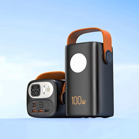 Homadio 60000mAh Power Bank, 45W USB-C PD Fast Charge, 4 Output Ports, LED Emergency Flashlight & Handle, HD Digital Display, Charger for iPhone, Android, Laptops, Camping Travel Power Outages