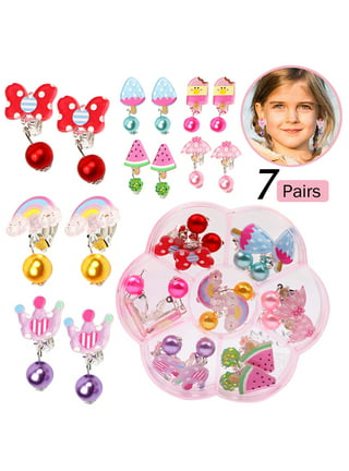 Earrings for Girls Kids Jewelry Cute Earrings Fun Colorful Stud Earrings, Animal Rainbow Unicorn Cute Earring Jewelry Set Gifts for Teen Girls Women