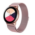 thumbnail image 1 of Homaful Compatible with Samsung Galaxy Watch 3 41mm/Active 2 40mm 44mm/Active/ Galaxy Watch 42mm Bands,20mm Stainless Steel Mesh Loop Replacement Wristband Strap Bracelet for Women Men, 1 of 7