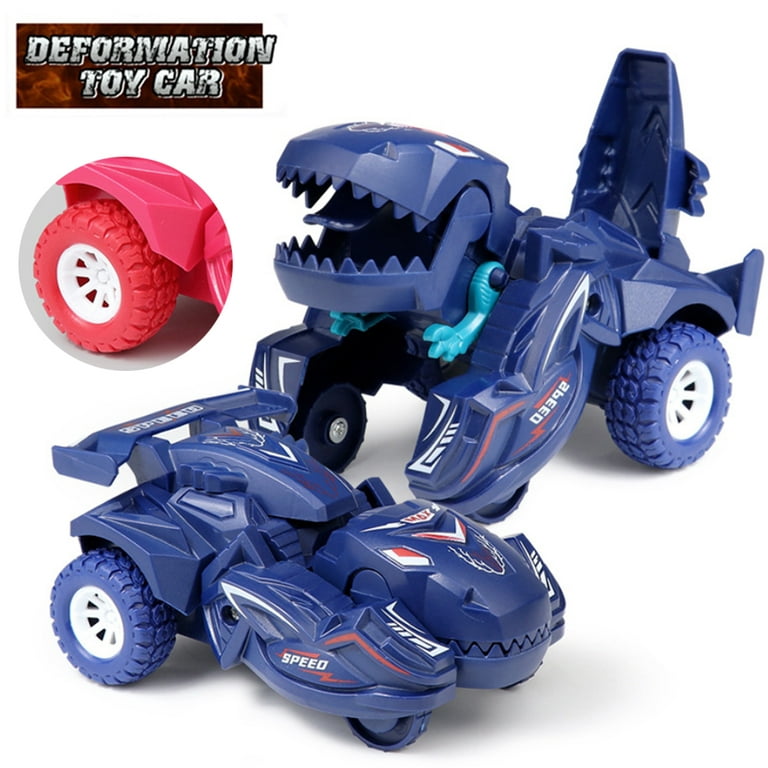 Homaful Dinosaur Car Toy 2 in 1 Deformation Car for Kids Boys Playing  Transform Car Robot Toys Inertial Slide Toy Car for 3 4 5 6 7 8 Year Old  Girls Boys Best Christmas Birthday Gifts 