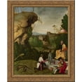 thumbnail image 1 of Homage to a poet 24x20 Gold Ornate Wood Framed Canvas Art by Giorgione, 1 of 2