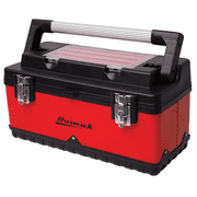 Homak Manufacturing 20 Metal and Plastic Hand-Carry Toolbox Red