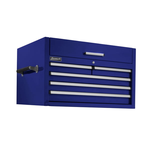 Homak BL02036052 36 in. Pro 2 5-Drawer Top Chest, Blue