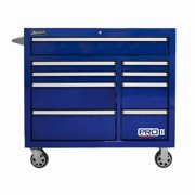 Homak BL04041092 41 in. Pro 2 9-Drawer Roller Cabinet Blue