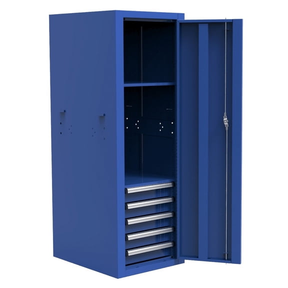 Homak BLCTS24001 24 in. CTS Side Locker - Blue