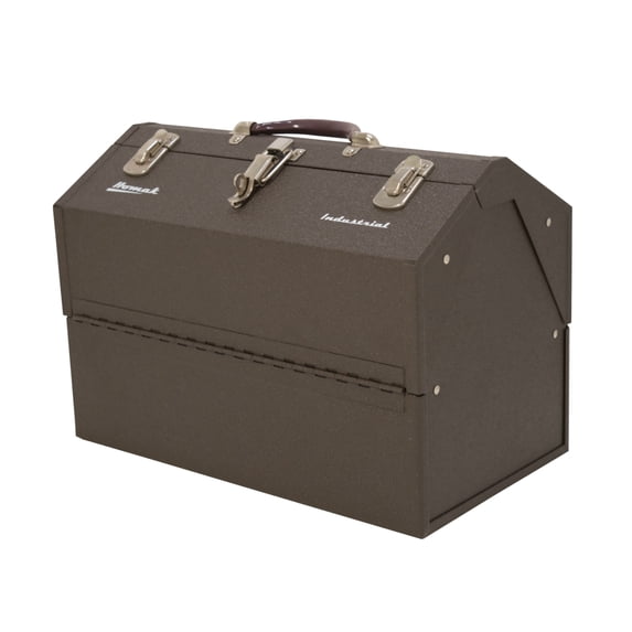 Homak BW00210220 Steel Industrial Expanding Cantilever 22 Inch Toolbox, Brown