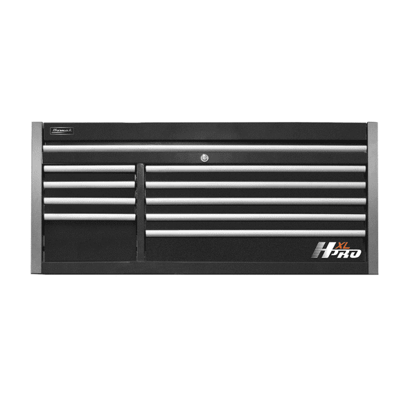 Homak Manufacturing 60 in. HXL 9-Drawer Top Chest - Black