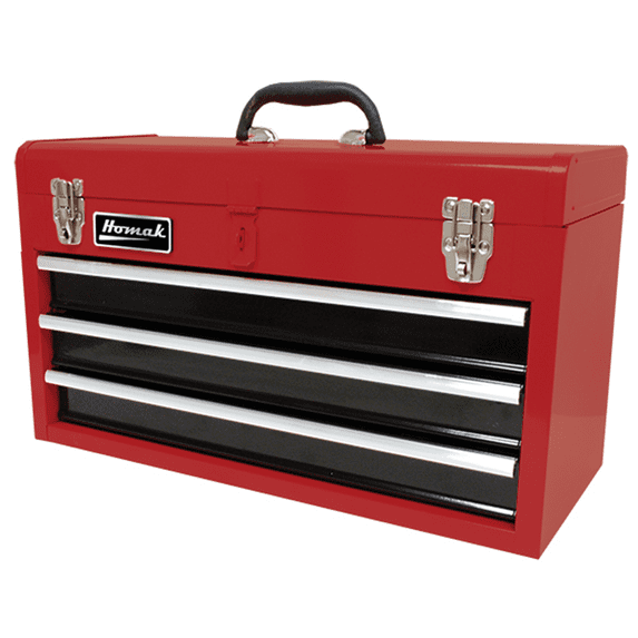 Homak Manufacturing 20 in. 3-Drawer Toolbox