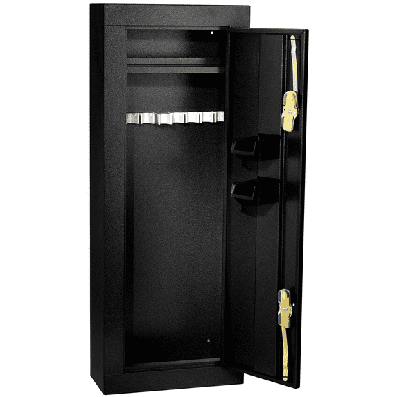 Homak Manufacturing 8 Gun Steel Security Cabinet, Black