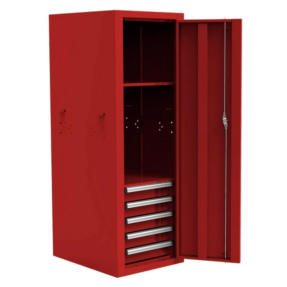 Homak RDCTS24001 24 in. CTS Side Locker - Red