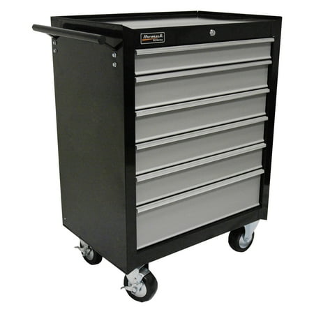 Homak SE Series 6 Drawer Rolling Cabinet