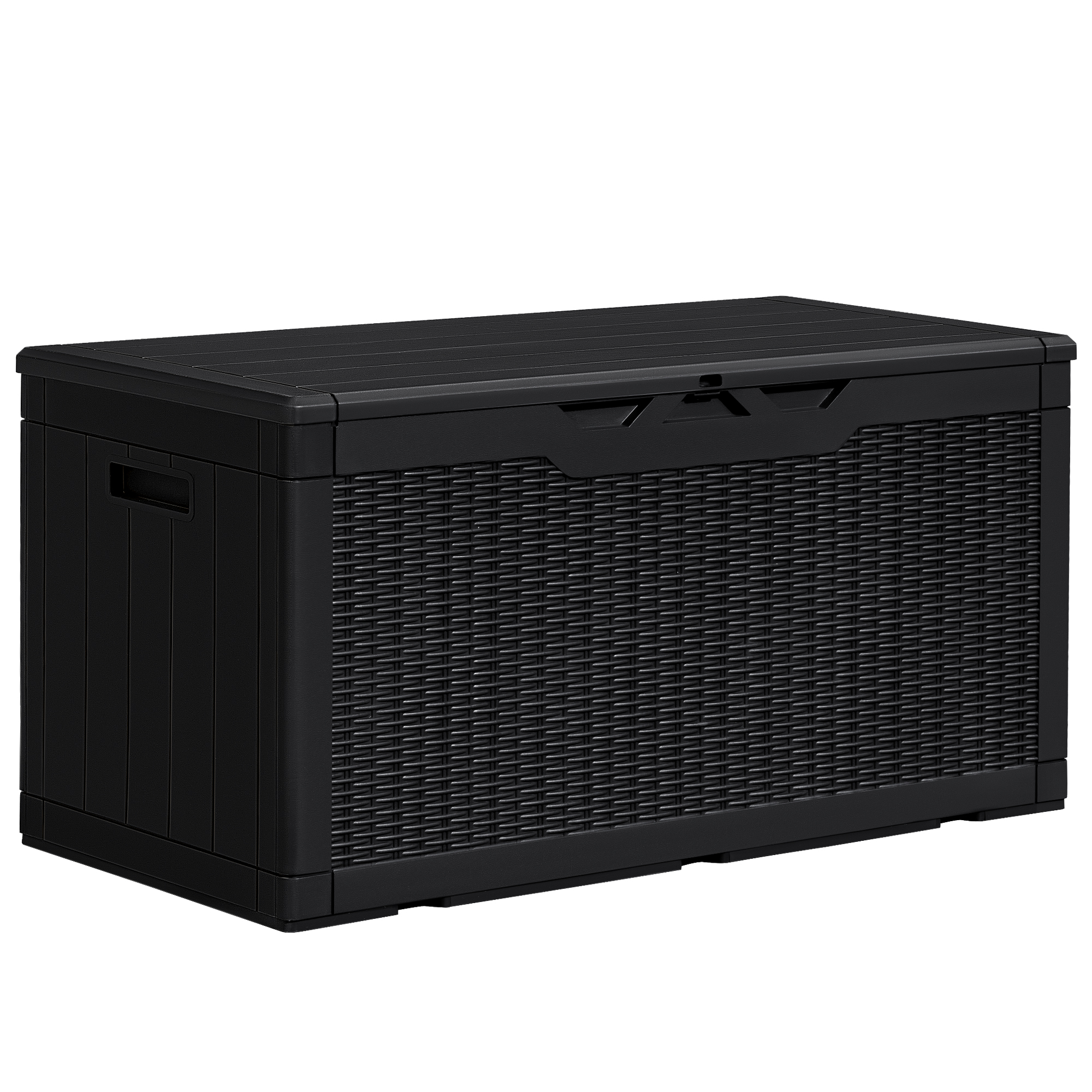 Keter Brightwood Outdoor AllWeather 120 Gallon Plastic and Resin Deck