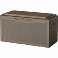 thumbnail image 1 of Homall 100-Gallon Outdoor Resin Deck Box for All-Weather Use Lockable Waterproof Storage Solution with Cushion Storage,Light Brown, 1 of 7
