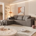 thumbnail image 1 of Homall 108" Cloud Sectional Sofa, Boneless Couch with L-Shape Chaise, Modular Couch with Deep Seat, No installation for Living Room & Apartment, Chenille Grey, 1 of 7