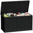 thumbnail image 1 of Homall 150 Gallon Resin Deck Box, Outdoor Lockable Storage Box, Waterproof and UV Resistant for Patio, 1 of 7