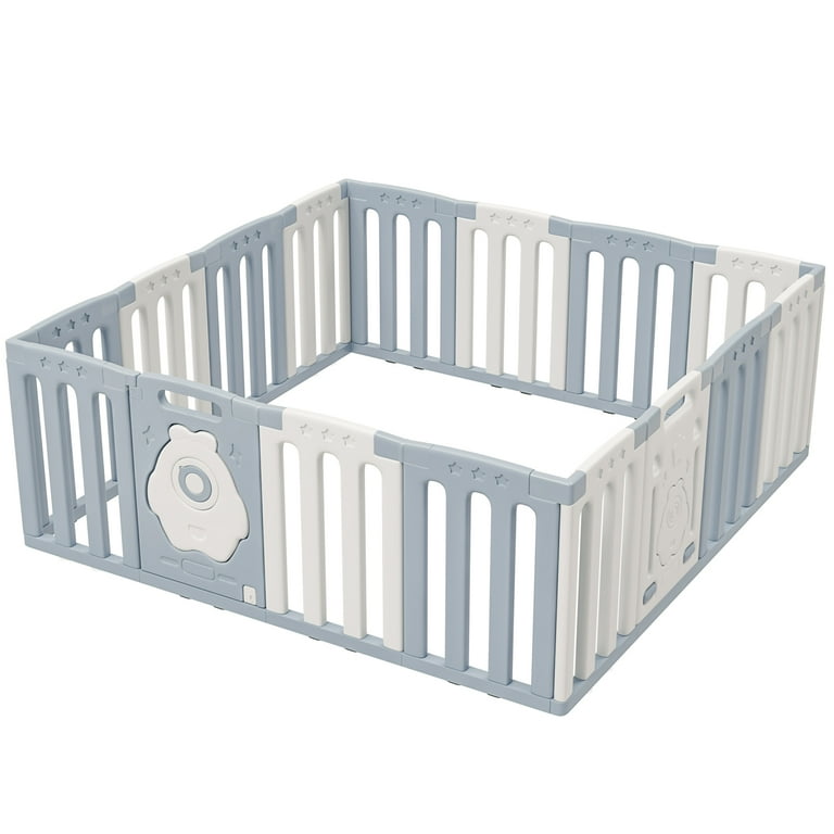 Plastic playpen store grey
