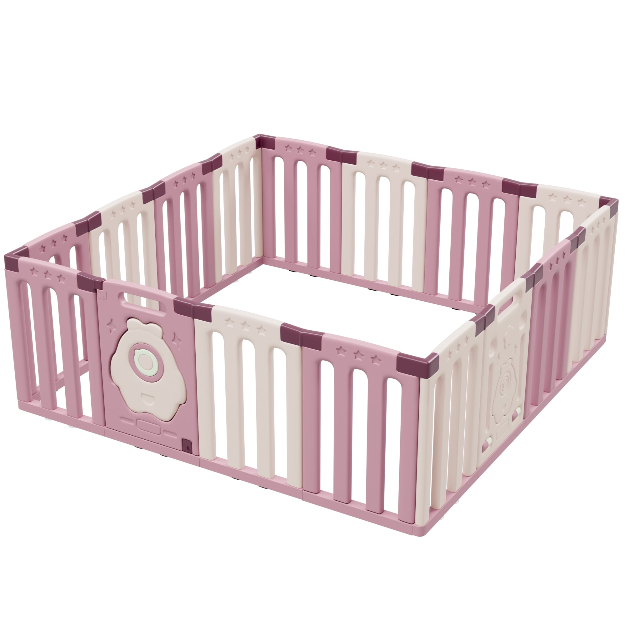 Homall 16Panel Baby Playpen Kids Activity Centre Playard Center with