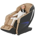 thumbnail image 1 of Homall 2025 Zero Gravity Massage Chair Full Body Shiatsu Recliner with SL-Track, Heating, Bluetooth & Touchscreen Control,Brown, 1 of 10