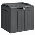 thumbnail image 1 of Homall 31 Gallon Outdoor Deck Box In Resin with Seat, Gray, 1 of 7