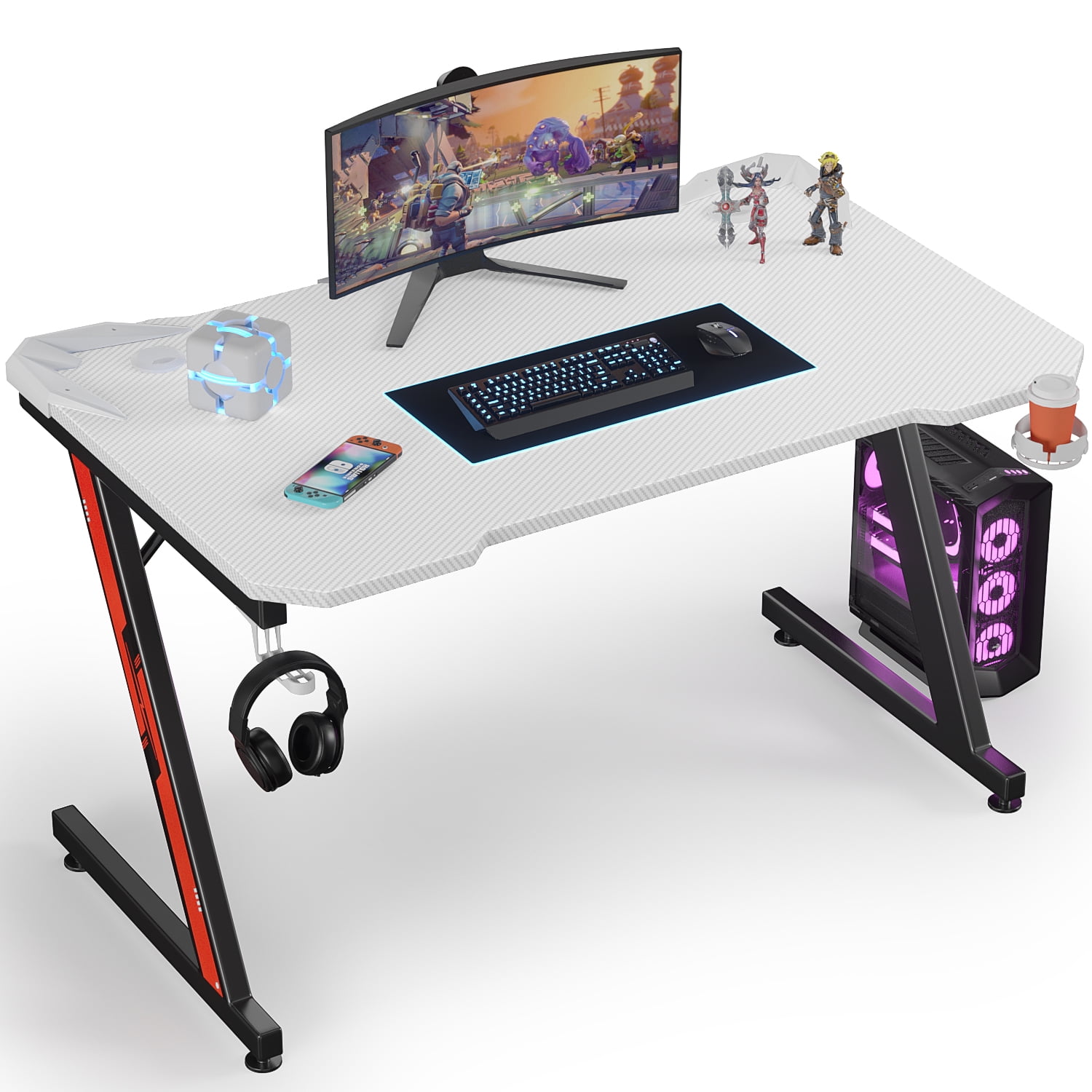 Tomaz - LARGE SURFACE AREA The Tomaz Armor Gaming Desk will have