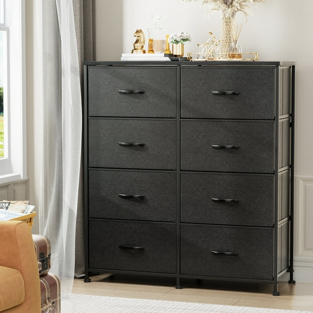 Homall Fabric Dresser Wide Chest Of Drawers 