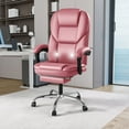 thumbnail image 1 of Homall Angle Height Adjustable Office Chair&nbsp;Reclining Computer Chair Ergonomic Executive Leather Chair Support 8 Hours Heavy Duty Design,Pink, 1 of 7