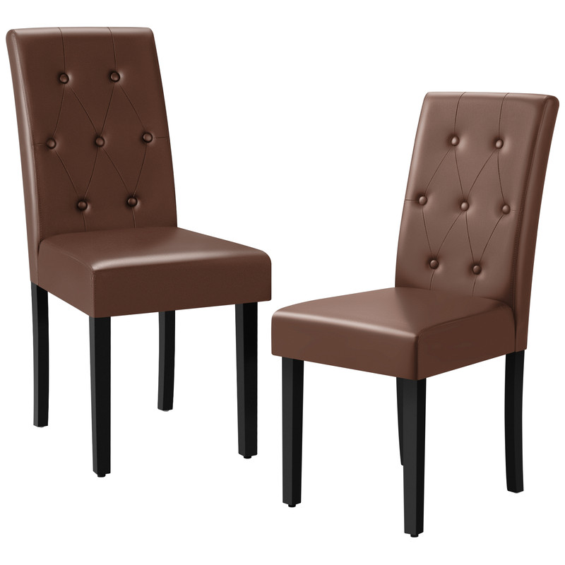 Homall Dining Chairs Set of 2,Modern Upholstered Fabric Dining Chairs
