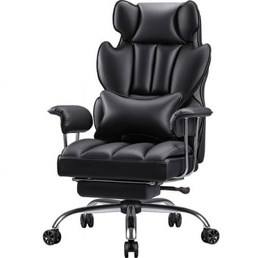 Homall Ergonomic Executive Office Desk Chair 500 lbs Capacity High Back with Footrest Lumbar Support Reclining Adjustable Height & Swivel Wheels,Black