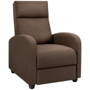 Homall Fabric Recliner Chair Adjustable Modern Home Theater Seating Single Recliner Sofa Living Room Armrest Chair With Thick Cushion
