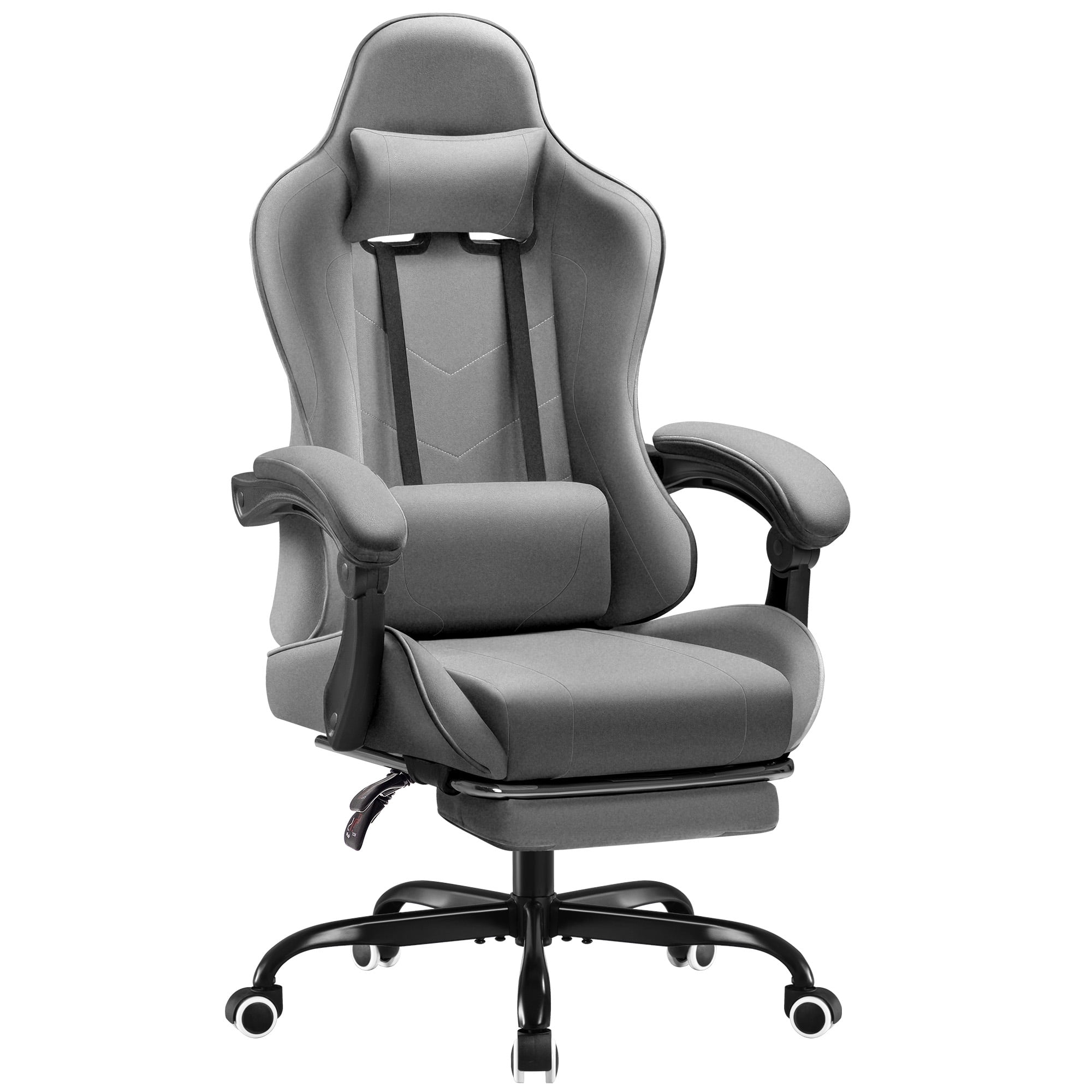 Homall Racing Back Gaming Chair, Breathable Fabric, Massage, Ergonomic