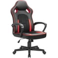 thumbnail image 1 of Homall Gaming Chair High Back Leather Swivel Computer Racing Chair Ergonomic Executive Office Desk Chair with Lumbar Support,Red, 1 of 2