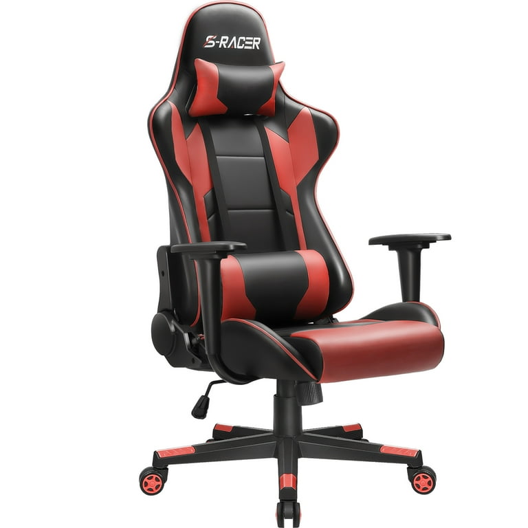 High Back Gaming Chair Adjustable Office Computer Task Chair w