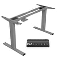 thumbnail image 1 of Homall Height Adjustable Sit-Stand Desk Frame Width 39~63in Dual Motor Maximum Adjustable Height 47.2 in Ergonomic, Gray, 1 of 7