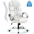 thumbnail image 1 of Homall High Back Adult PU Leather Office Chair, White (Set of 1), 1 of 7