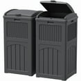 thumbnail image 1 of Homall Homes 2 PCS 36 Gallon Trash Can Plastic Kitchen Trash Can, 1 of 7