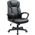 thumbnail image 1 of Homall Leather High Back Executive Office Chair, Black (Set of 1), 1 of 7