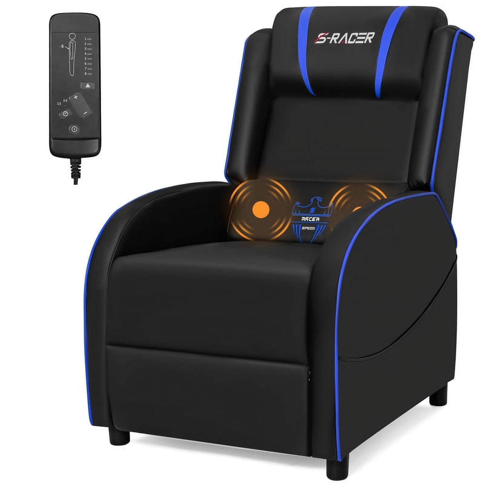 Homall Massage Gaming Recliner Chair Video Game Chair Racing Sofa Chair