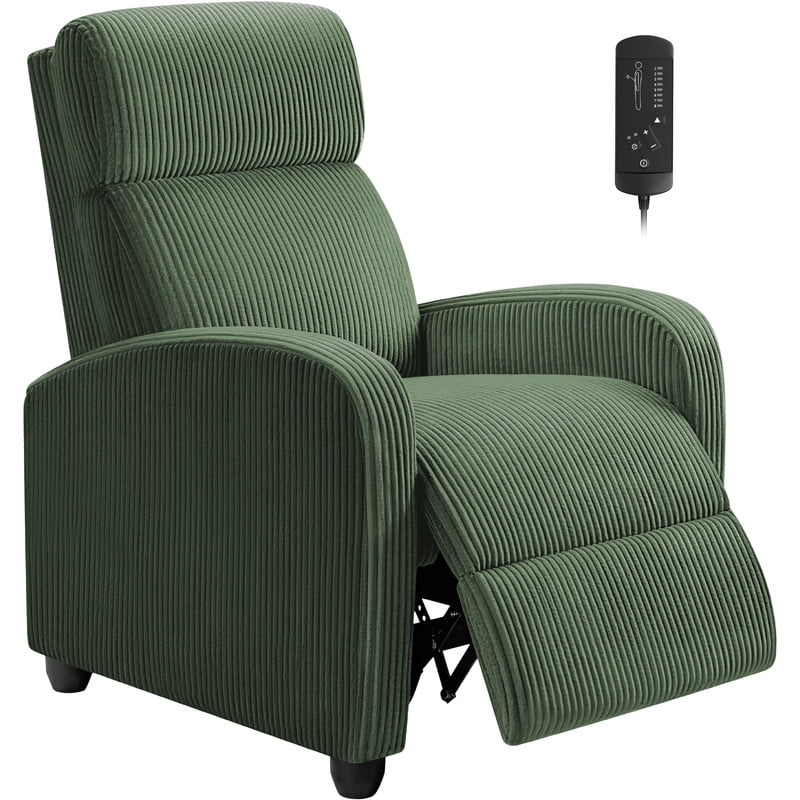Homall Massage Recliner Chair with Padded Seat Corduroy Electric