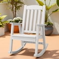 thumbnail image 1 of Homall Outdoor Rocking Chair Resin All-Weather Resistant High-Back Rocker for Patio, Garden, 1 of 8