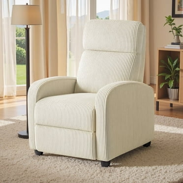 Homall Recliner Chair with Padded Seat Corduroy Electric Ergonomic Adjustable Power Recliner Chair for Living Room Bedroom ,Beige