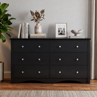 Black 6 Drawer Dressers in Dressers - Walmart.com Black 6 Drawer Dressers in Dressers - Walmart.com
