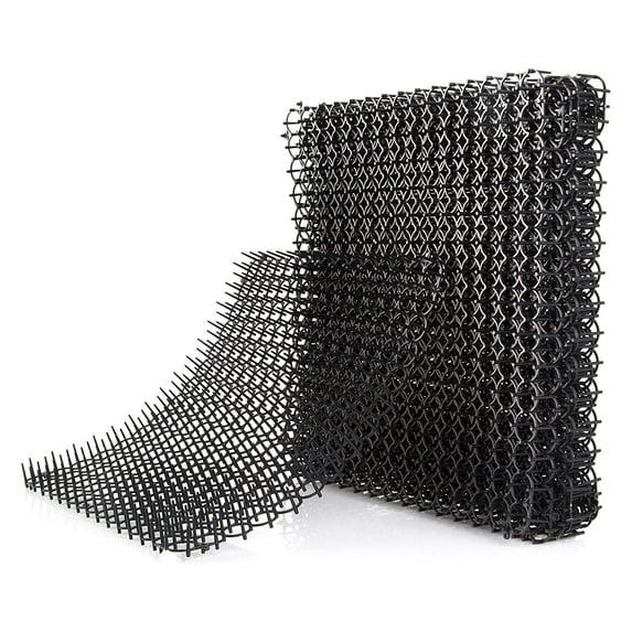 Homarden Cat Repellent Outdoor - Cat Scat Mat 16 X 13 Inches (Set of 10)- Cat Repellent Spikes - Keep Cats Out of Yard Permanently - Cat Deterrent - 13ft Coverage - Spike Mat