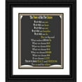 thumbnail image 1 of Homawoo, Richard 15x18 Black Ornate Wood Framed with Double Matting Museum Art Print Titled - The Five Senses Word Art, 1 of 4