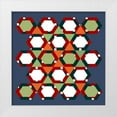 thumbnail image 1 of Homawoo, Richard 20x20 White Modern Wood Framed Museum Art Print Titled - Hexagon Pattern-9, 1 of 4