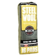 #000 Homax 106601-06 Rhodes American Steel Wool Pad Extra-Fine #000, 16-pack