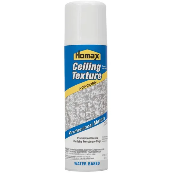 Homax ProGrade Aerosol Popcorn Ceiling Texture Spray - Textured Finish - 16 oz, White