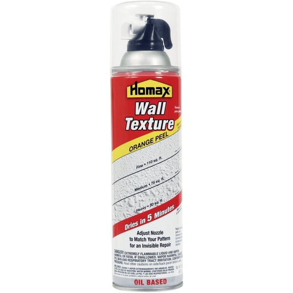Homax Aerosol Wall Texture, Orange Peel, Oil Based, 20 oz